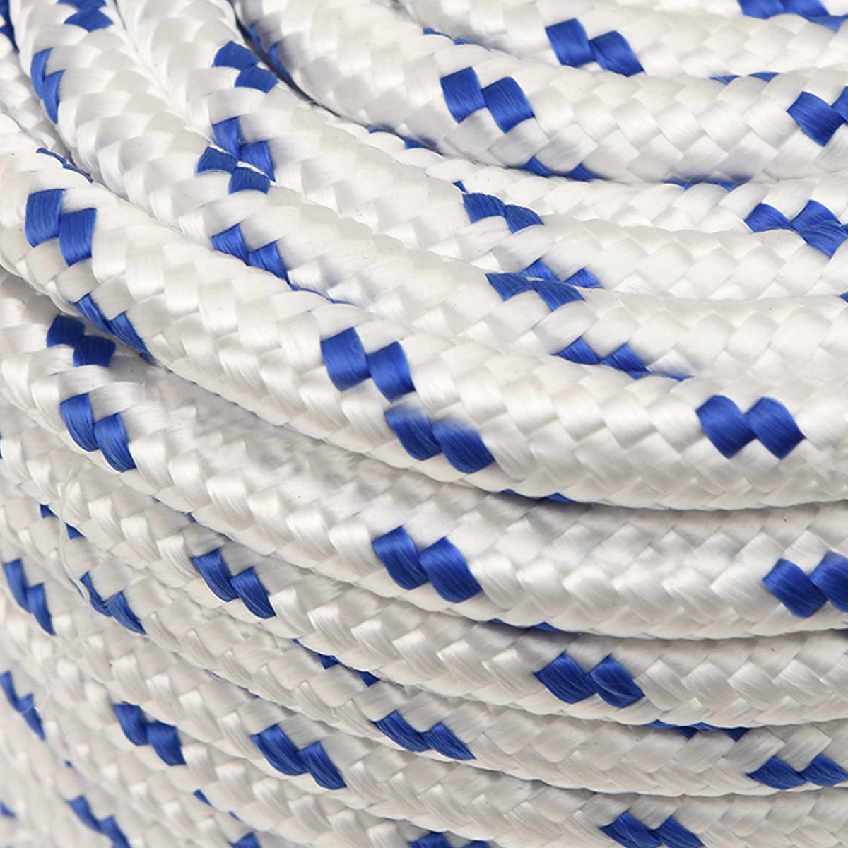 Multipurpose Utility Rope 14 mm 25 m White and Blue PP