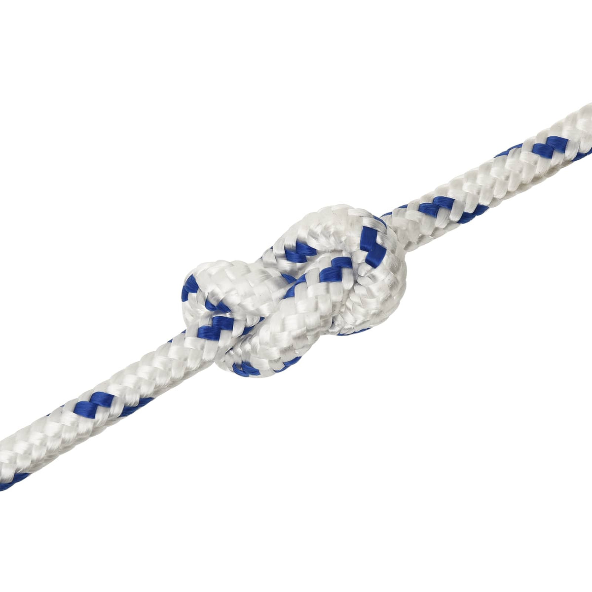 Multipurpose Utility Rope 14 mm 25 m White and Blue PP