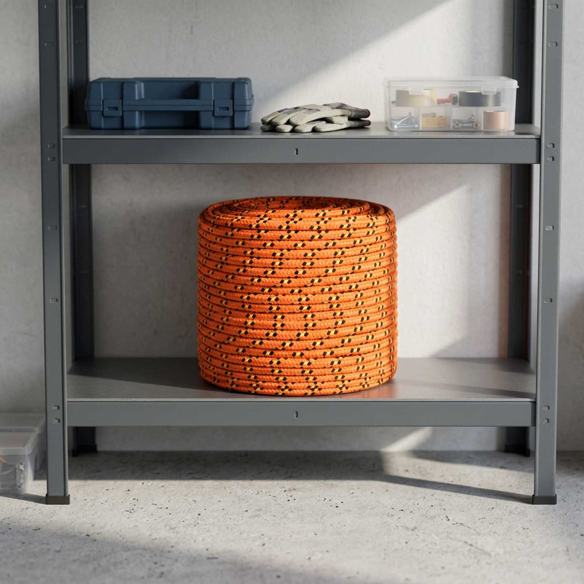 Multipurpose Utility Rope 6 mm 250 m Orange PP 240 kg Max Load