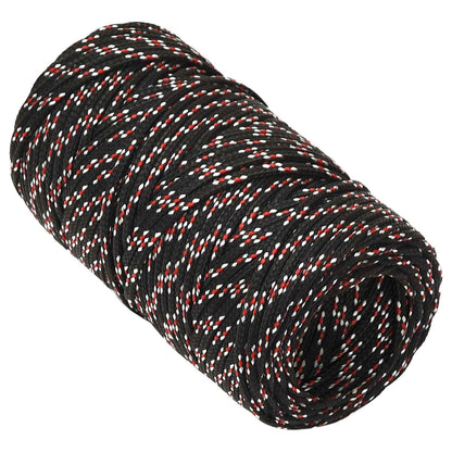 Multipurpose Utility Rope 2 mm 250 m Black and Red PP