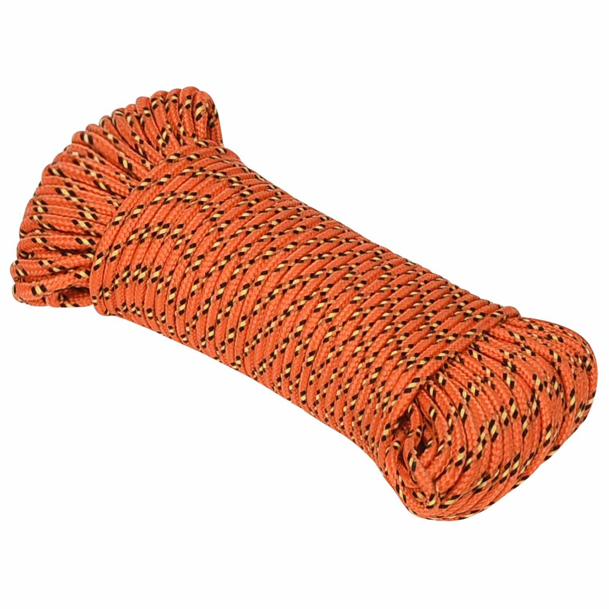 Multipurpose Utility Rope 4 mm 50 m Orange PP 105 kg Max Load