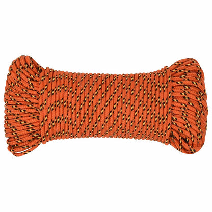 Multipurpose Utility Rope 4 mm 50 m Orange PP 105 kg Max Load