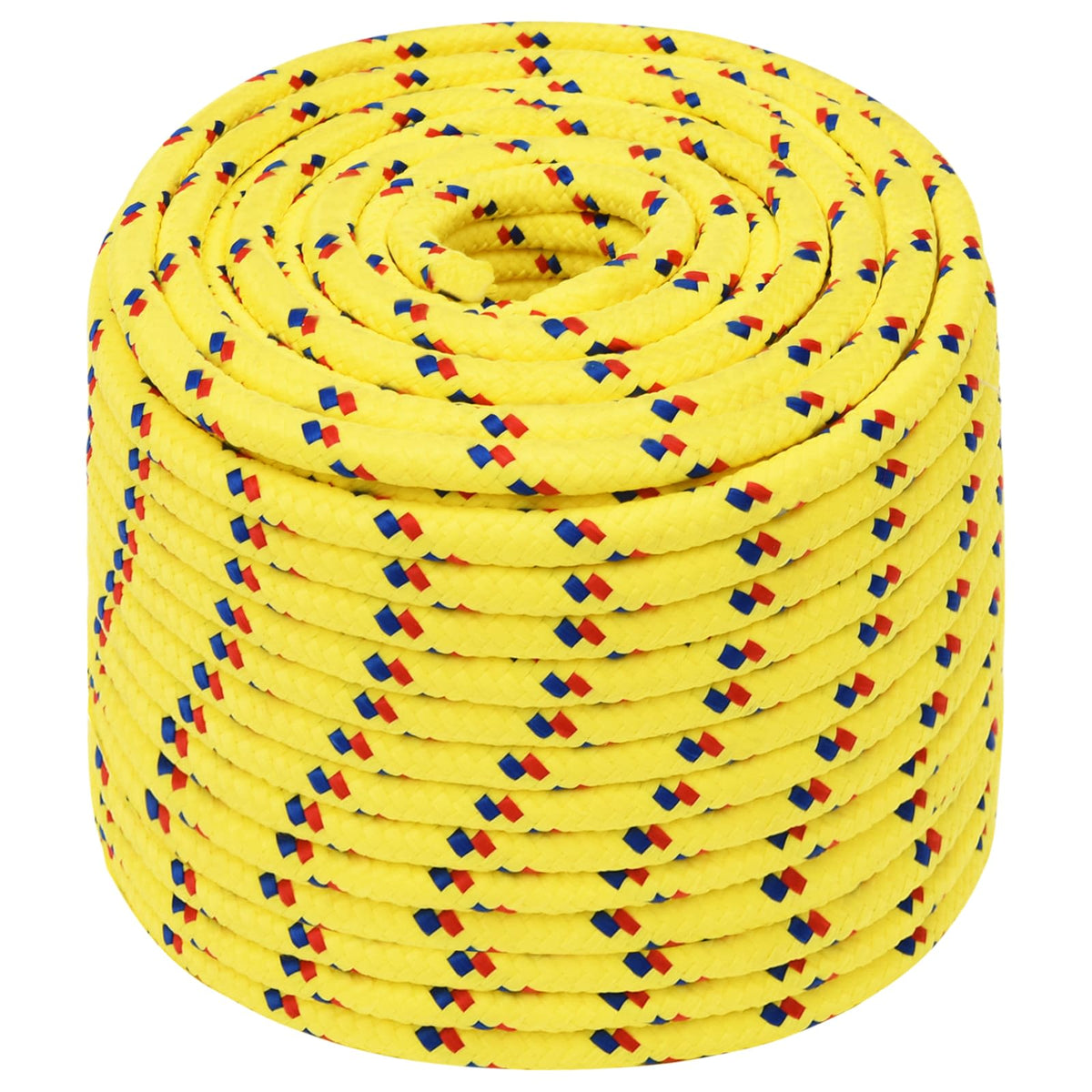 Multipurpose Utility Rope 14 mm 50 m Yellow PP 1275 kg Max Load
