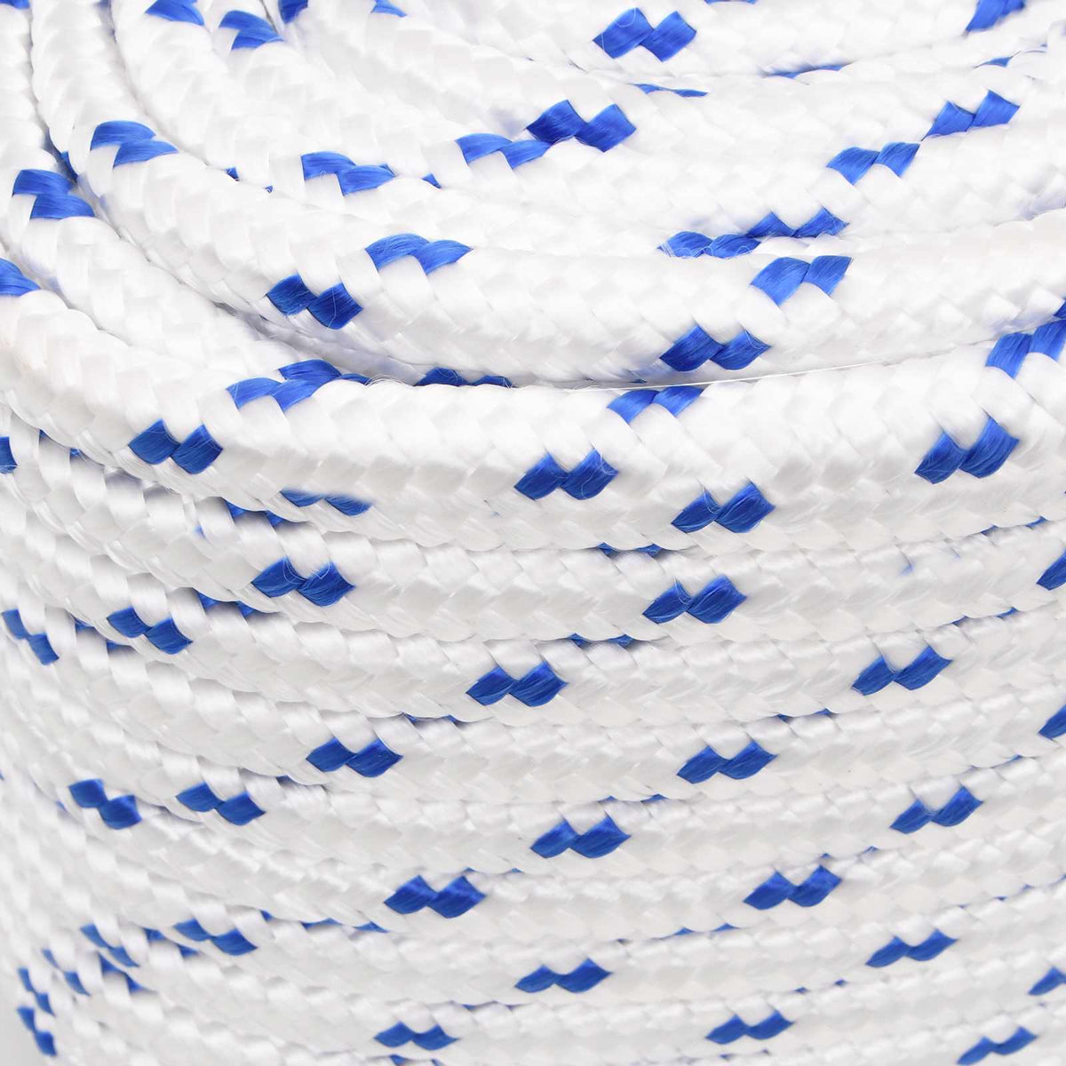 Multipurpose Utility Rope 20 mm 25 m White and Blue PP