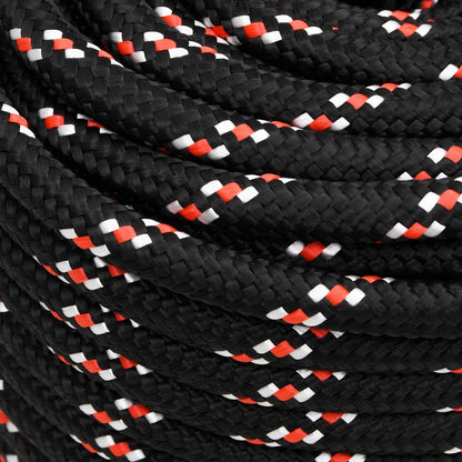 Multipurpose Utility Rope 14 mm 25 m Black and Red PP