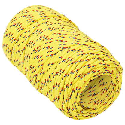 Multipurpose Utility Rope 2 mm 500 m Yellow PP 27 kg Max Load