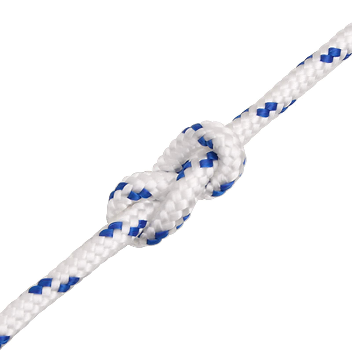 Multipurpose Utility Rope 8 mm 50 m White and Blue PP