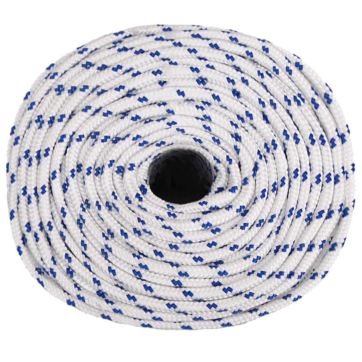 Multipurpose Utility Rope 8 mm 50 m White and Blue PP