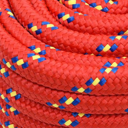 Multipurpose Utility Rope 20 mm 25 m Red PP 2400 kg Max Load