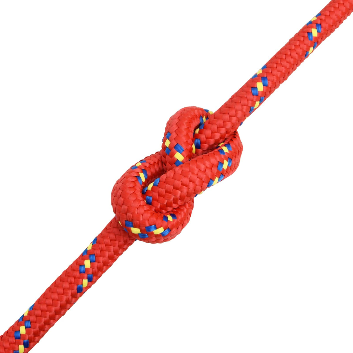 Multipurpose Utility Rope 20 mm 25 m Red PP 2400 kg Max Load