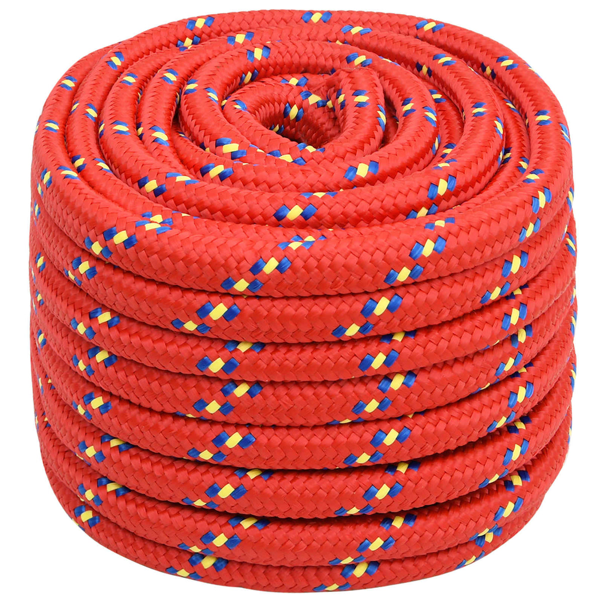 Multipurpose Utility Rope 20 mm 25 m Red PP 2400 kg Max Load