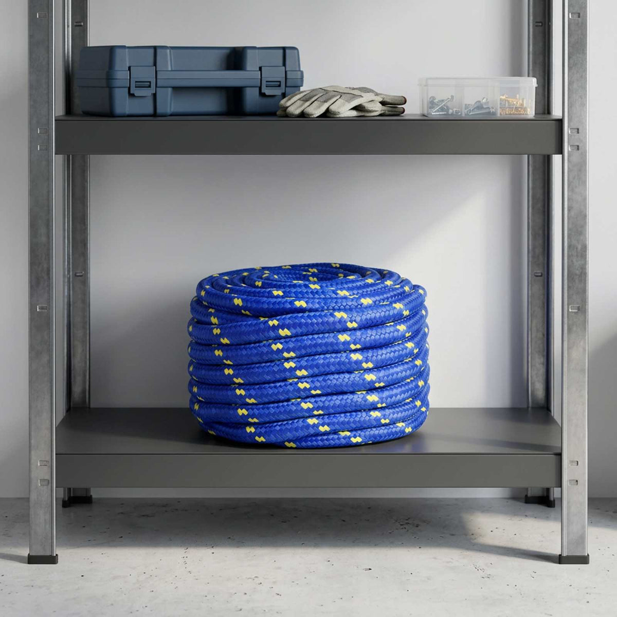 Multipurpose Utility Rope 20 mm 25 m Blue PP 2400 kg Max Load