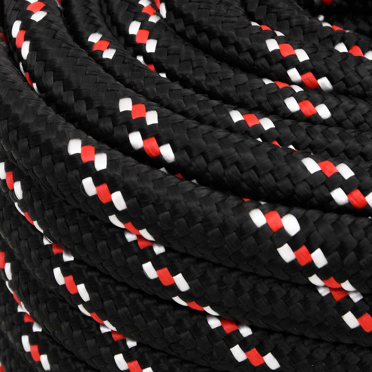 Multipurpose Utility Rope 20 mm 25 m Black and Red PP