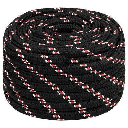 Multipurpose Utility Rope 20 mm 25 m Black and Red PP
