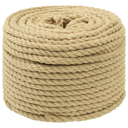 Multipurpose Utility Rope 8 mm 50 m Natural PP 420 kg Max Load