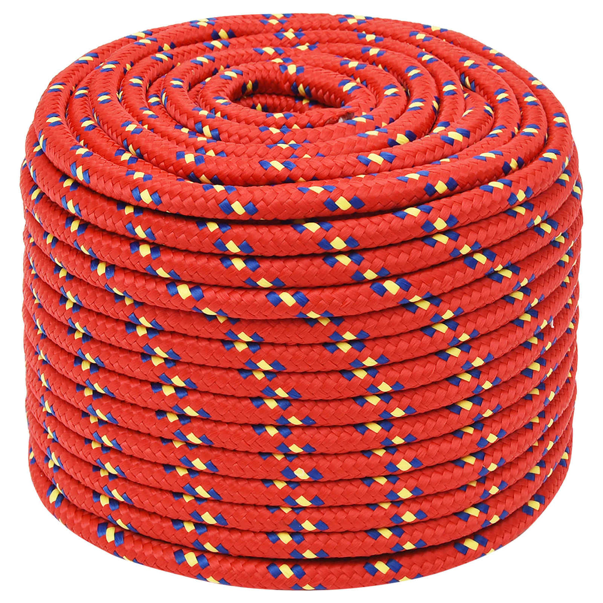 Multipurpose Utility Rope 14 mm 100 m Red PP 1275 kg Max Load