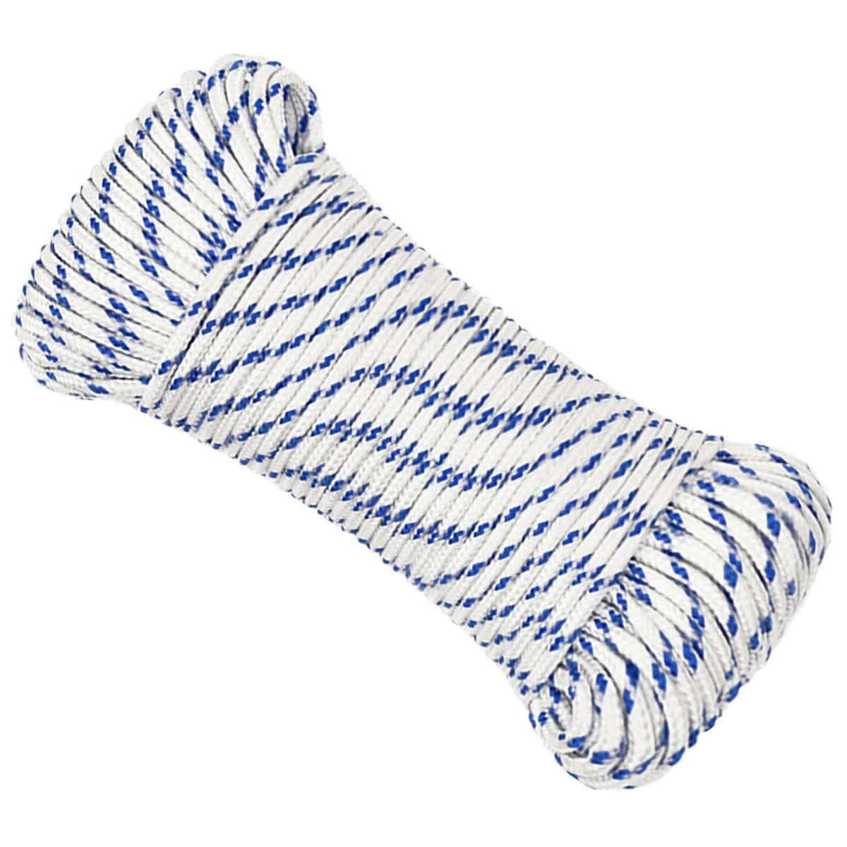 Multipurpose Utility Rope 4 mm 25 m White and Blue PP