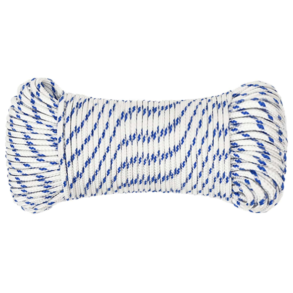 Multipurpose Utility Rope 4 mm 250 m White and Blue PP