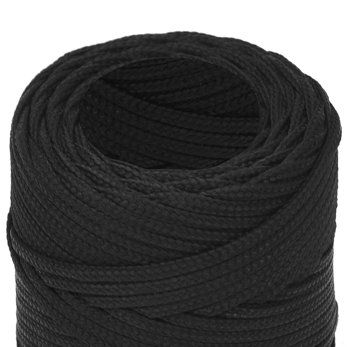 Multipurpose Utility Rope 2 mm 25 m Black PP 27 kg Max Load