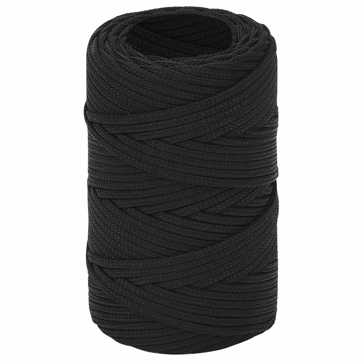 Multipurpose Utility Rope 2 mm 25 m Black PP 27 kg Max Load