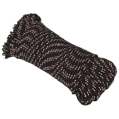 Multipurpose Utility Rope 3 mm 250 m Black and Red PP