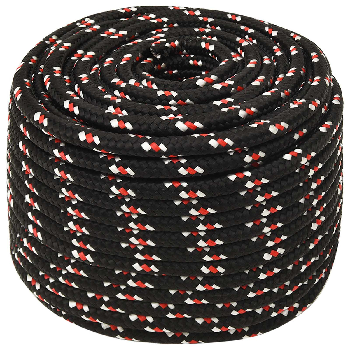 Multipurpose Utility Rope 12 mm 100 m Black and Red PP