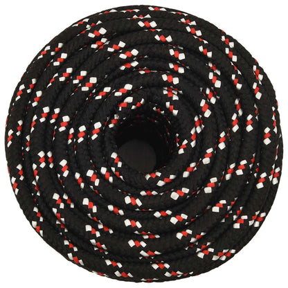 Multipurpose Utility Rope 12 mm 100 m Black and Red PP