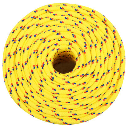 Multipurpose Utility Rope 8 mm 25 m Yellow PP 420 kg Max Load
