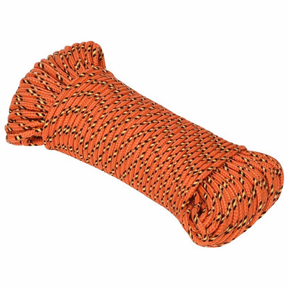Multipurpose Utility Rope 5 mm 50 m Orange PP 150 kg Max Load