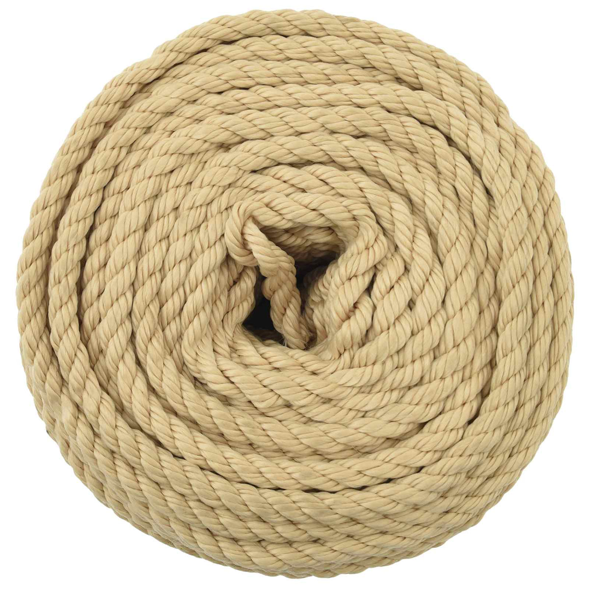 Multipurpose Utility Rope 8 mm 25 m Natural PP 420 kg Max Load