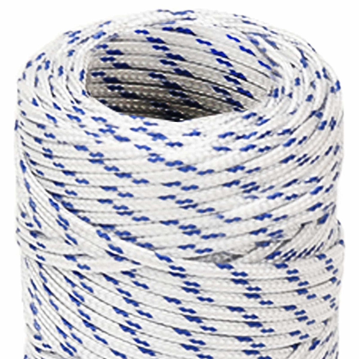 Multipurpose Utility Rope 2 mm 50 m White and Blue PP