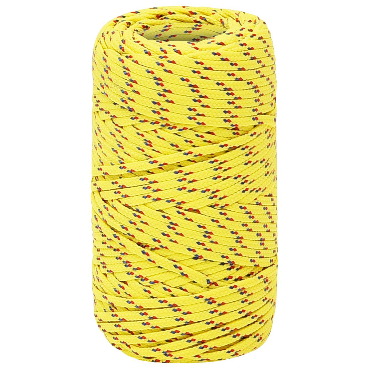 Multipurpose Utility Rope 2 mm 250 m Yellow PP 27 kg Max Load