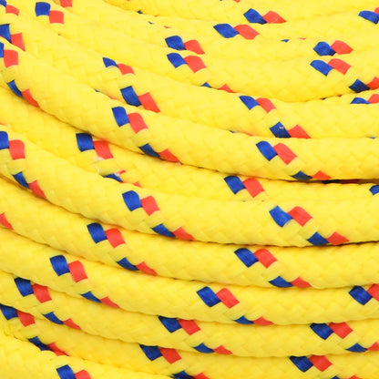 Multipurpose Utility Rope 10 mm 500 m Yellow PP 645 kg Max Load