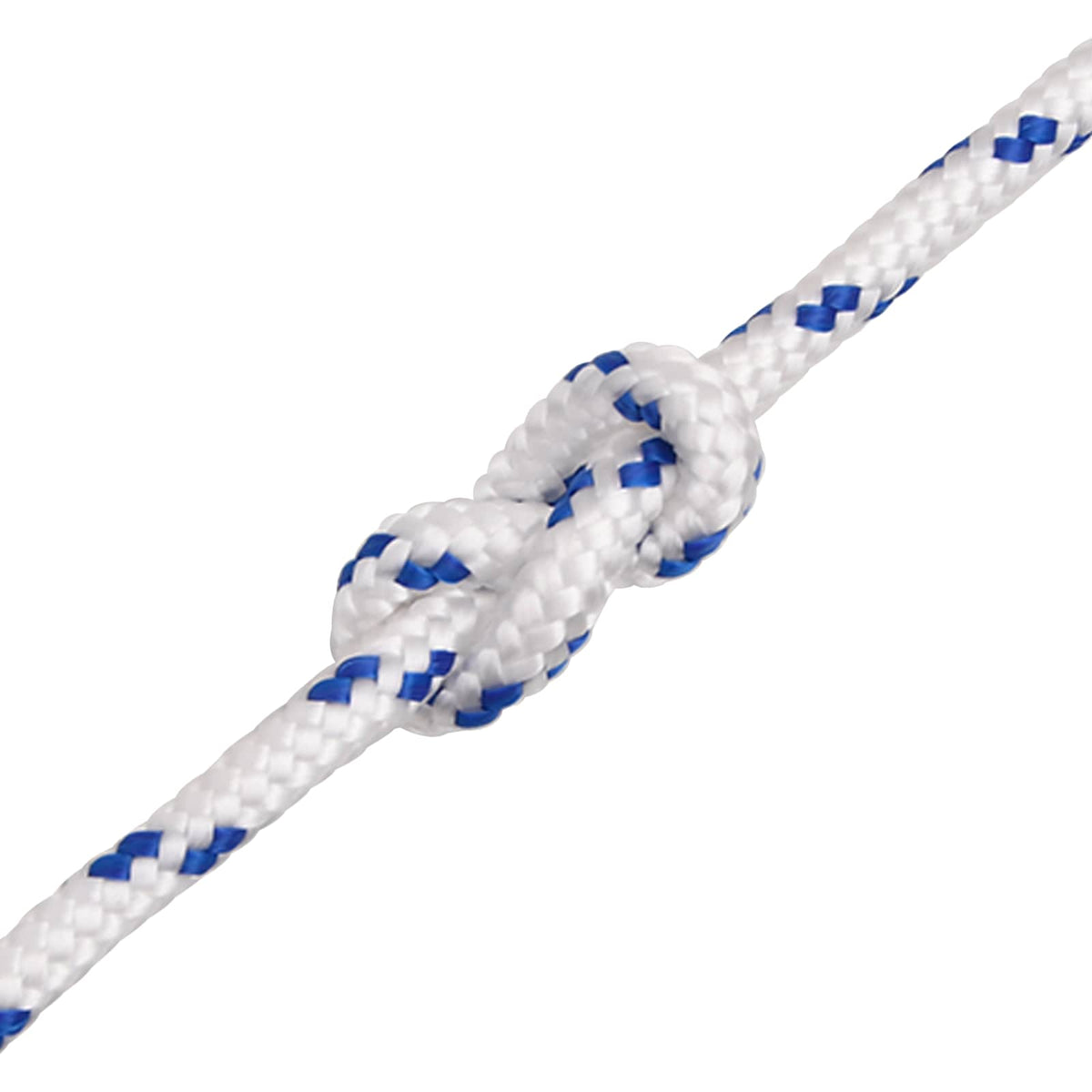 Multipurpose Utility Rope 8 mm 25 m White and Blue PP