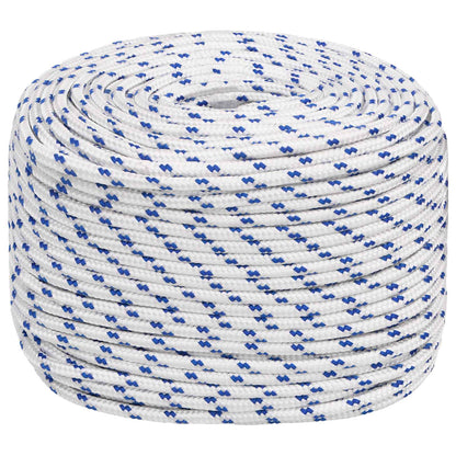 Multipurpose Utility Rope 8 mm 25 m White and Blue PP