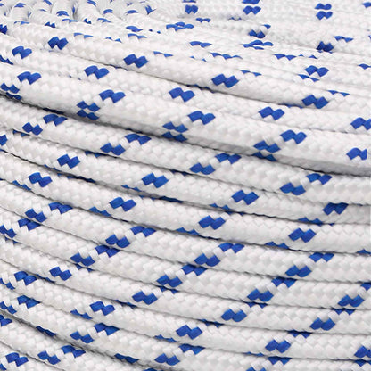 Multipurpose Utility Rope 10 mm 100 m White and Blue PP