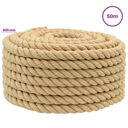 Multipurpose Utility Rope 20 mm 50 m Natural PP