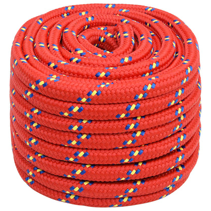 Multipurpose Utility Rope 20 mm 50 m Red PP 2400 kg Max Load