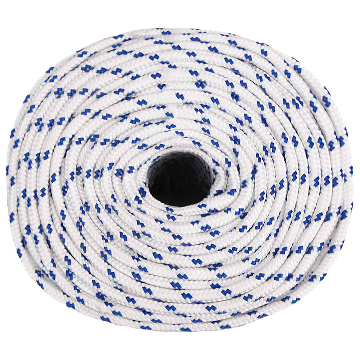 Multipurpose Utility Rope 6 mm 25 m White and Blue PP