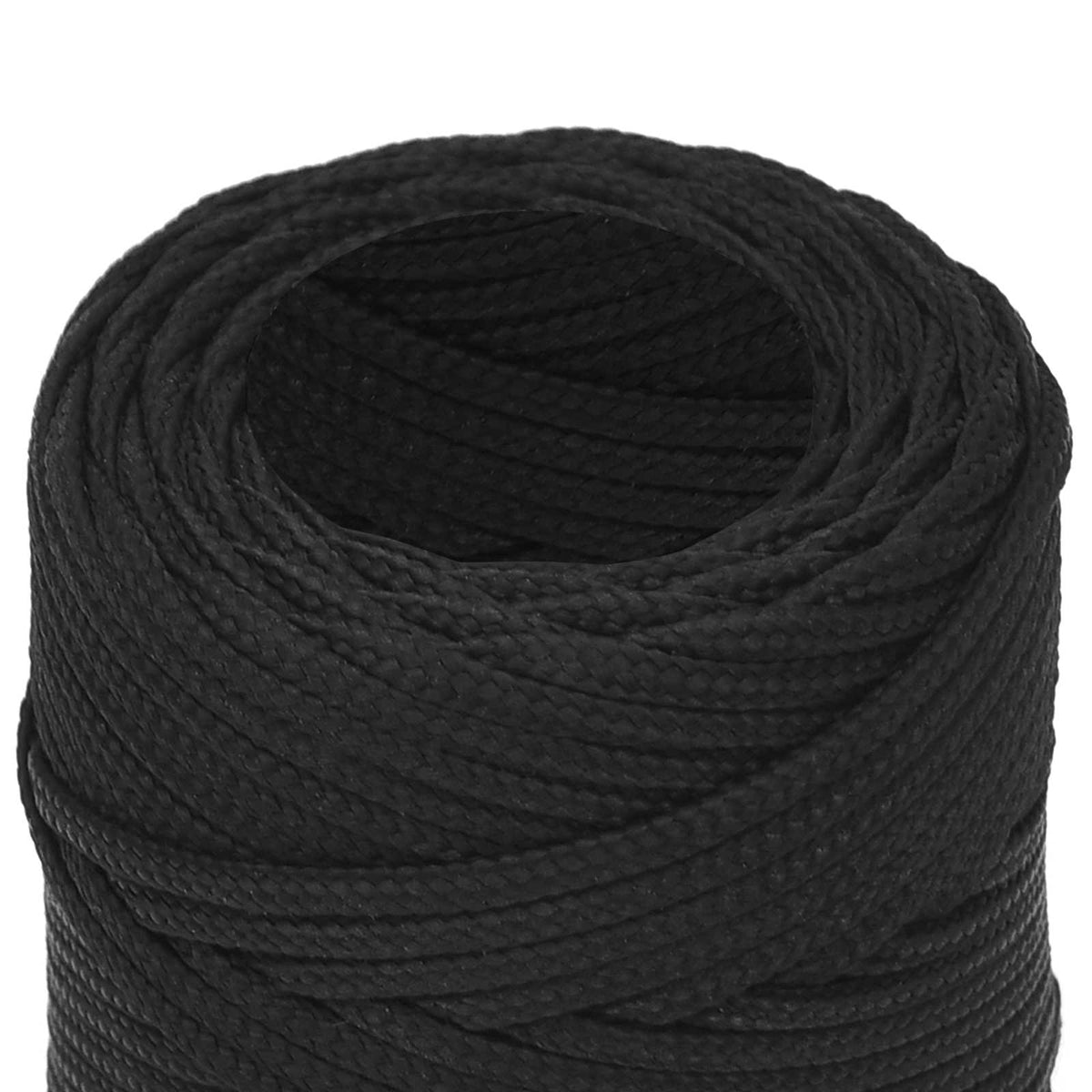 Multipurpose Utility Rope 2 mm 250 m Black PP 27 kg Max Load