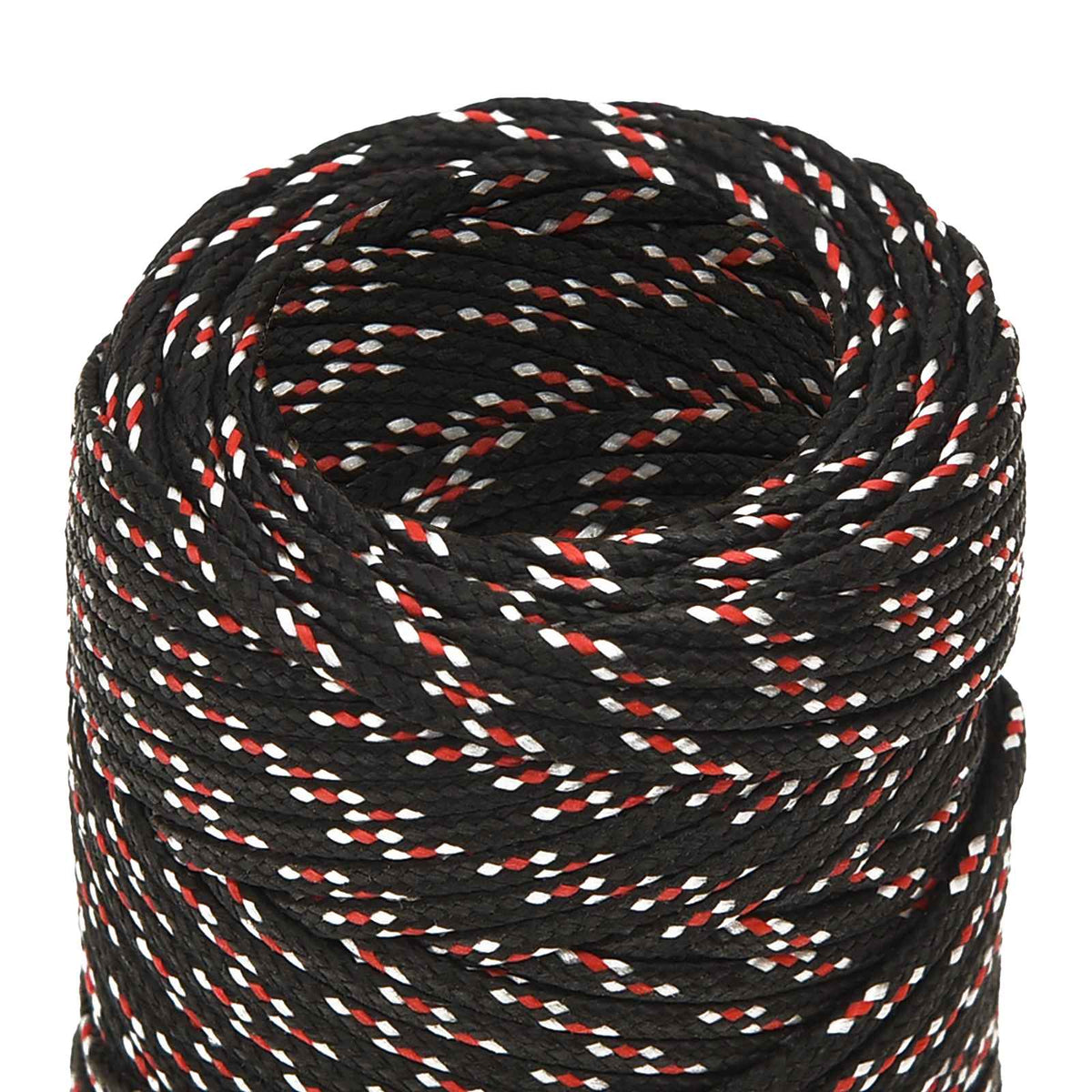 Multipurpose Utility Rope 2 mm 100 m Black and Red PP