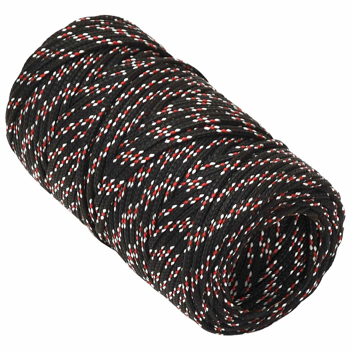 Multipurpose Utility Rope 2 mm 100 m Black and Red PP