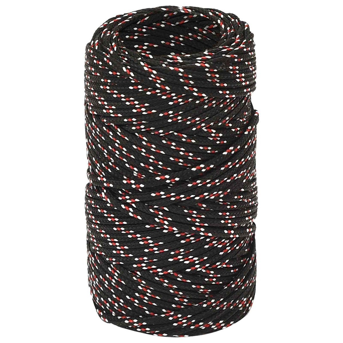 Multipurpose Utility Rope 2 mm 100 m Black and Red PP