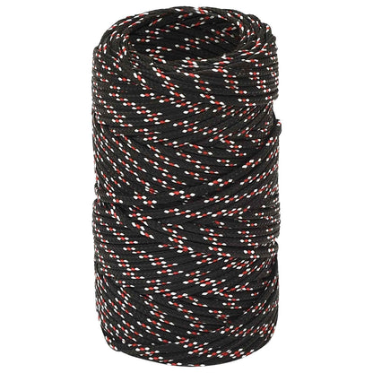 Multipurpose Utility Rope 2 mm 100 m Black and Red PP