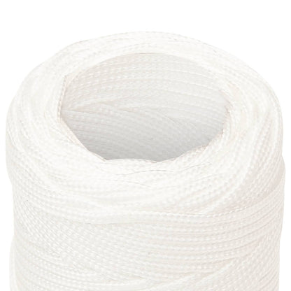 Multipurpose Utility Rope 2 mm 250 m White PP 27 kg Max Load
