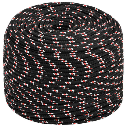 Multipurpose Utility Rope 6 mm 250 m Black and Red PP