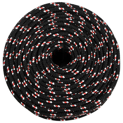 Multipurpose Utility Rope 6 mm 250 m Black and Red PP