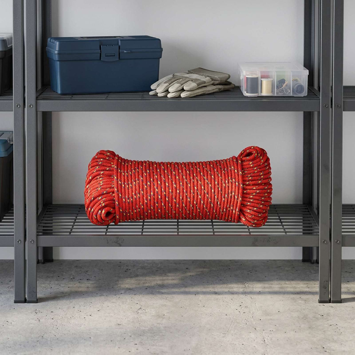 Multipurpose Utility Rope 5 mm 500 m Red PP 150 kg Max Load