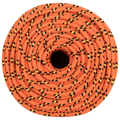 Multipurpose Utility Rope 10 mm 25 m Orange PP 645 kg Max Load