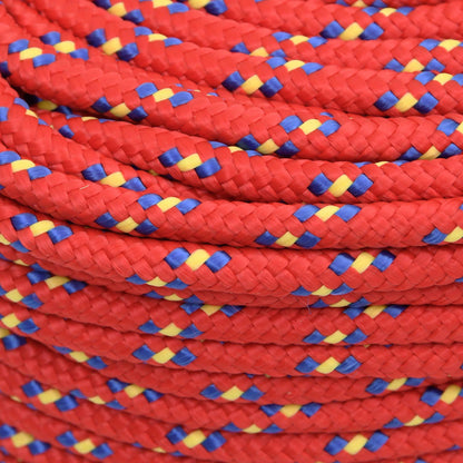 Multipurpose Utility Rope 6 mm 250 m Red PP 240 kg Max Load